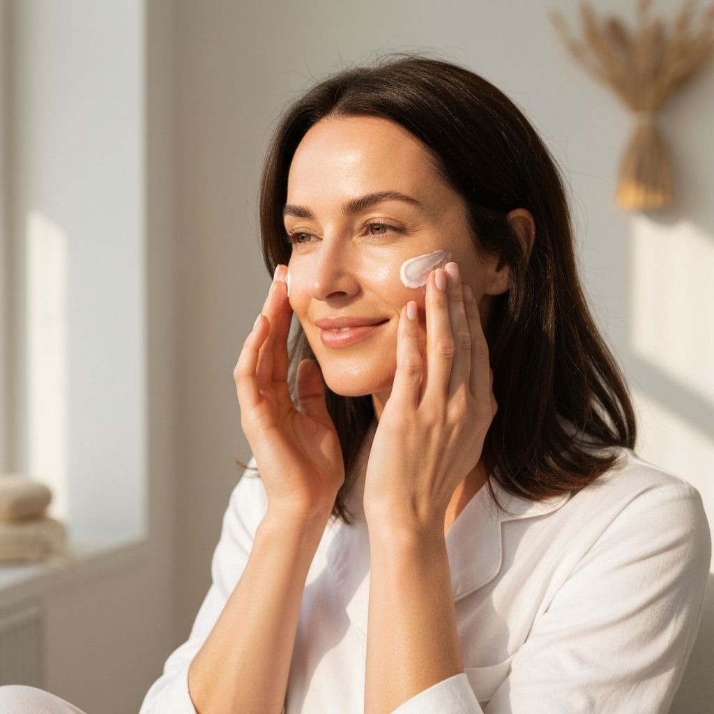 Women's face care consultation